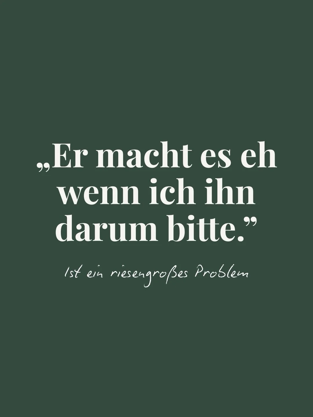 Ein Satz, den ich in meiner Praxis unglaublich oft h&ouml;re. Und fast immer steckt dahinter ein Thema, das viele Frauen gar nicht sofort benennen k&ouml;nnen: die unsichtbare Verantwortung f&uuml;r den Alltag.

Denn es geht selten darum, ob jemand A