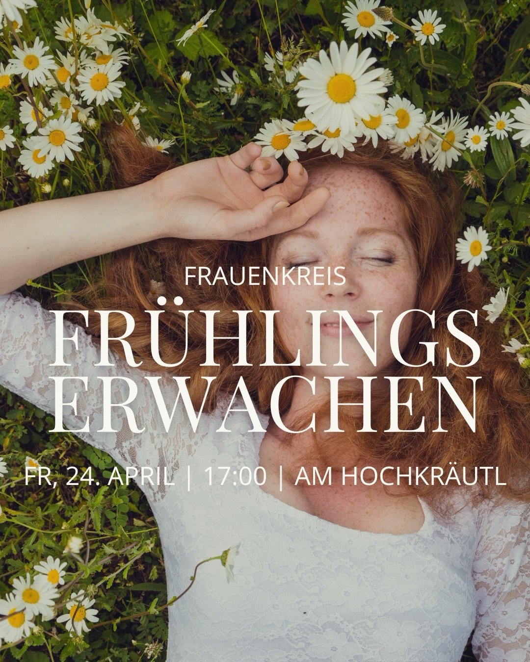*Achtung: Dieses Jahr gibt es voraussichtlich nur zwei Frauenkreise*

Ich freu mich nach dem grauen Winter jedenfalls SO SEHR auf den ersten Frauenkreis am Hochkr&auml;utl dieses Jahr 🌻&hearts;️

In der sch&ouml;nsten Gemeinschaft, an einem der kraf