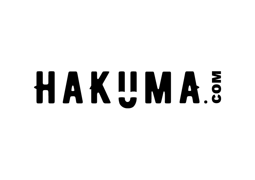 Logo mit dem Text 'HAKUMA.COM' in schwarzen Buchstaben auf weißem Hintergrund.