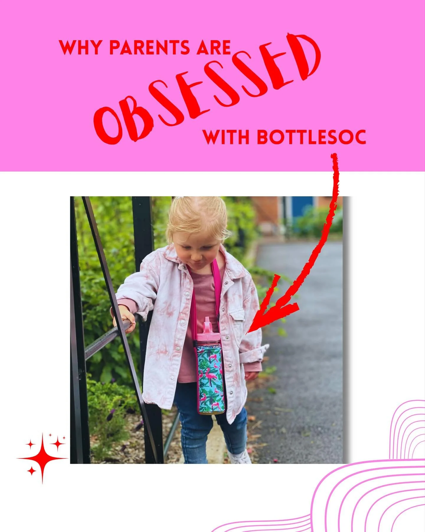Are you OBSESSED or still in the lost property searching for your kids&rsquo; water bottle?? 💦

Made from post consumer plastic bottles and fitted with a VERY handy adjustable strap for your kids to CARRY their water bottle, Bottlesoc makes it almos