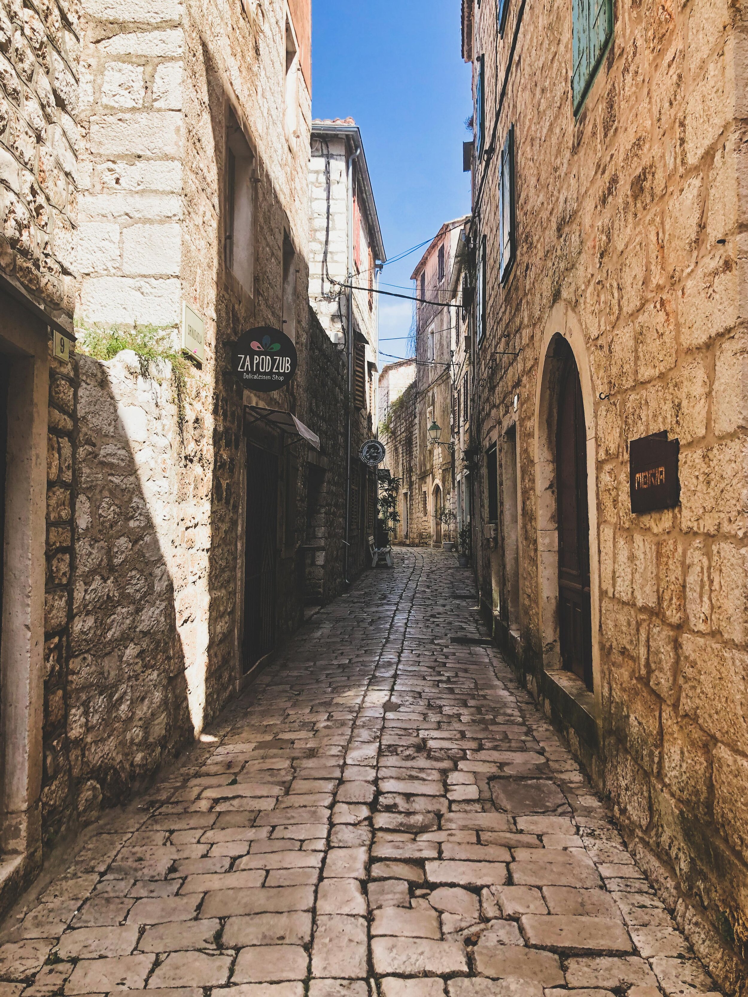 Discovering streets of Stari Grad and its local boutique shops