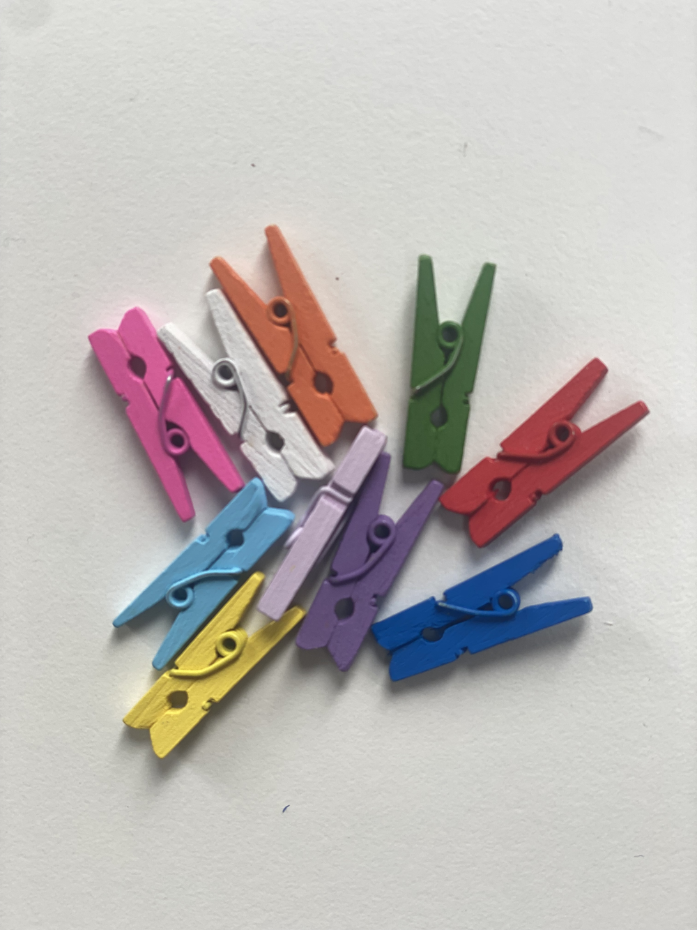 Colored Clothespins, Colorful Clothes Pins Wooden Clips Rainbow Colors 50  Pack Decorative Crafts Pegs Photos Pictures Decoration Clip Clothing  Hanging