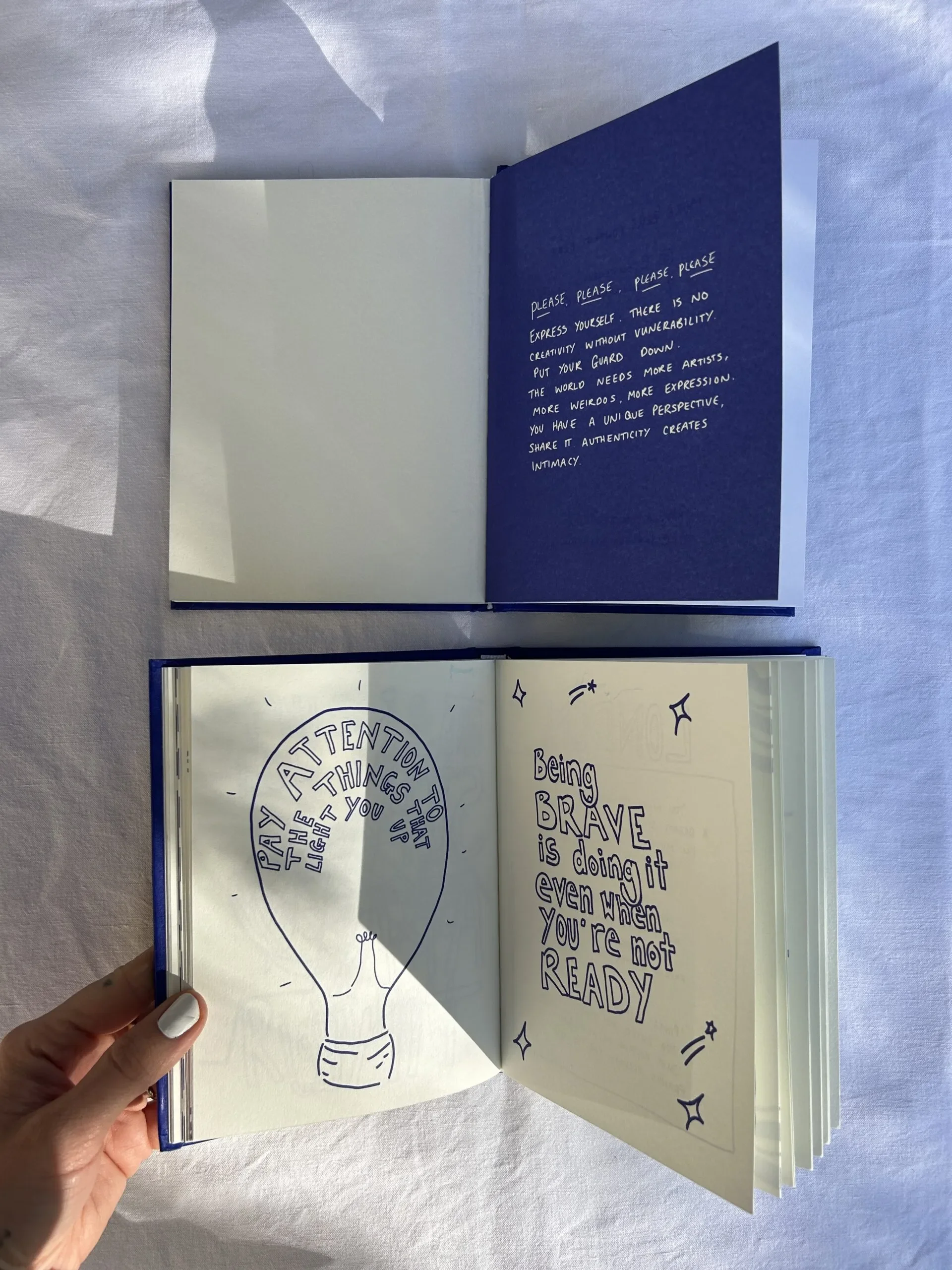  Celeste Hartley's The Little Blue World - £25  I love a journal that encourages creativity and this pairing of The Little Blue Book and one for your very own doodles and musings does just that