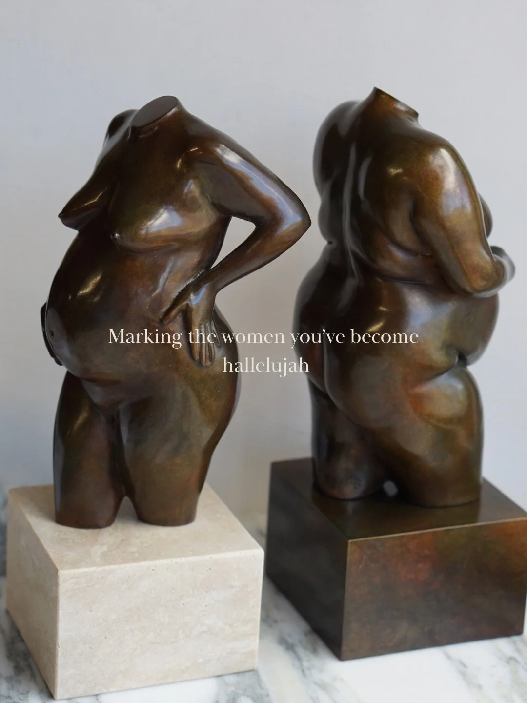 A sculpture made just for you, hallelujah