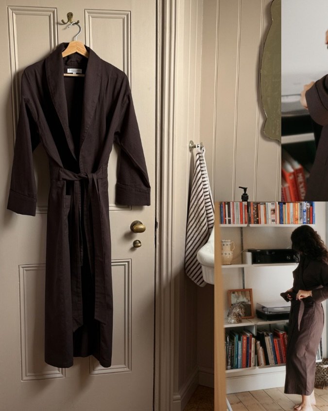 It&rsquo;s officially autumn which means robe season is back! 🍂

Get cosy in one of our @ifonlyifnightwear x Studio Bust Winnie robes. Crafted from 100% GOTS certified double-brushed cotton that gets softer with every wash, each robe features a buil