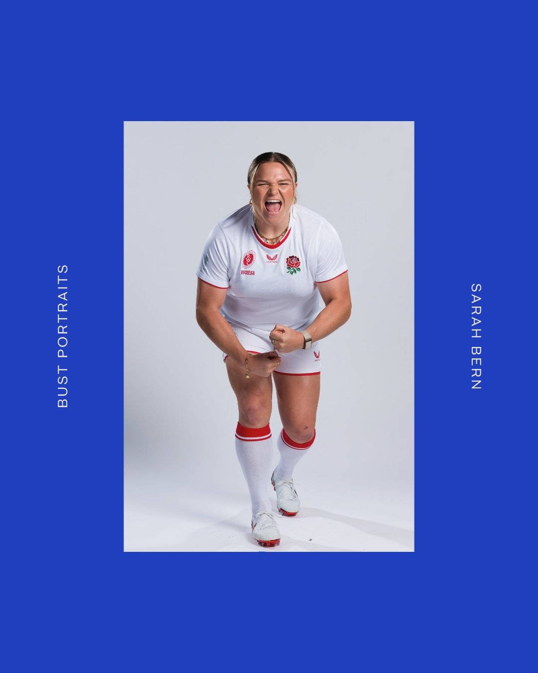 A few months ago, England Rugby Red Roses icon @sarahbern3 stepped into the studio🌹

A force on the pitch, and just as powerful off it, Sarah champions self-love and confidence in everything she does. We loved getting to know who inspires her, what 