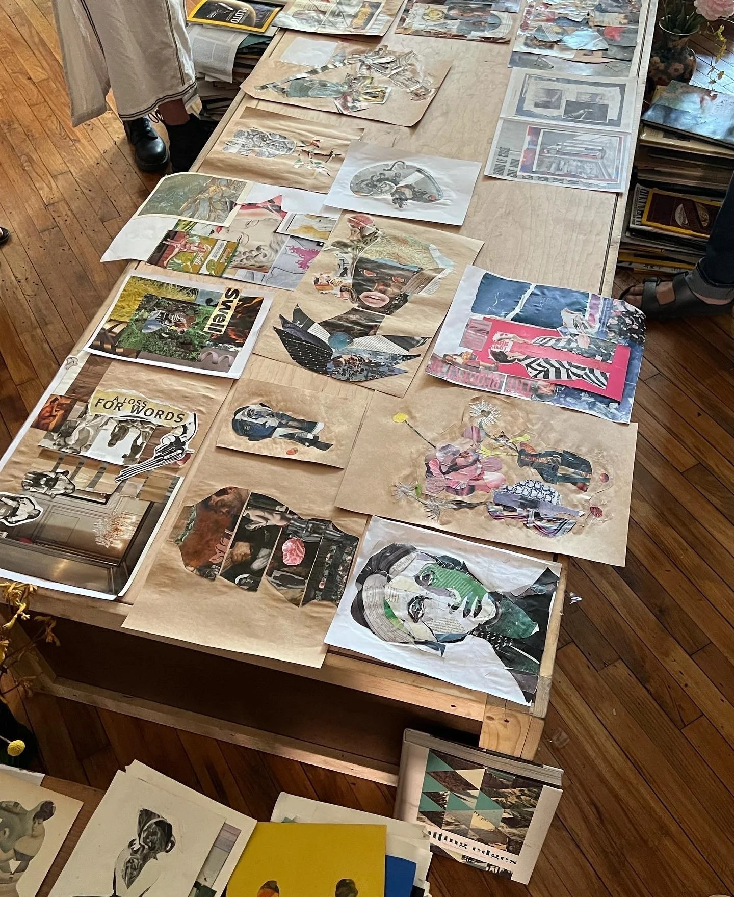  NYC - Happy Medium Art Cafe  
Book in to the art cafe to do everything from pottery, to collage, to bracelet making