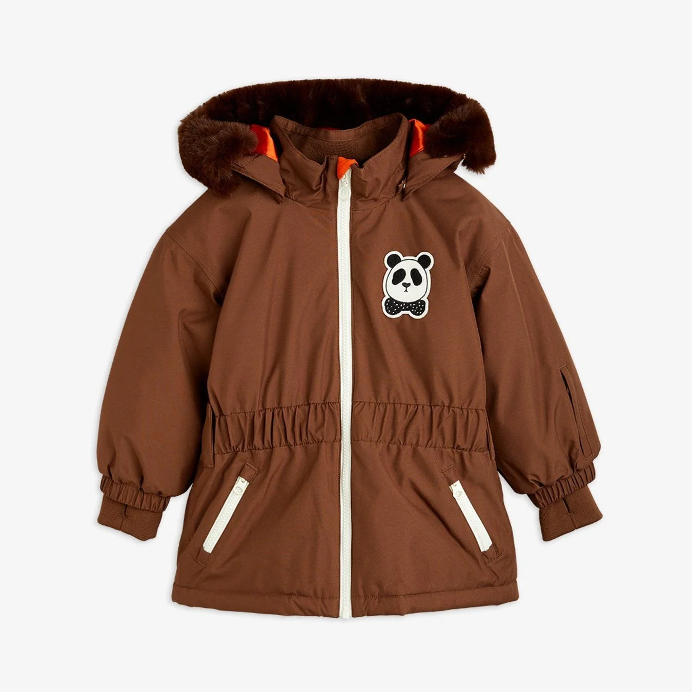  Mini Rodini Panda Ski Jacket Brown - £160  You can't go wrong with Mini Rodini - we love their coats and with the current temps we'll need ski wear in England! 