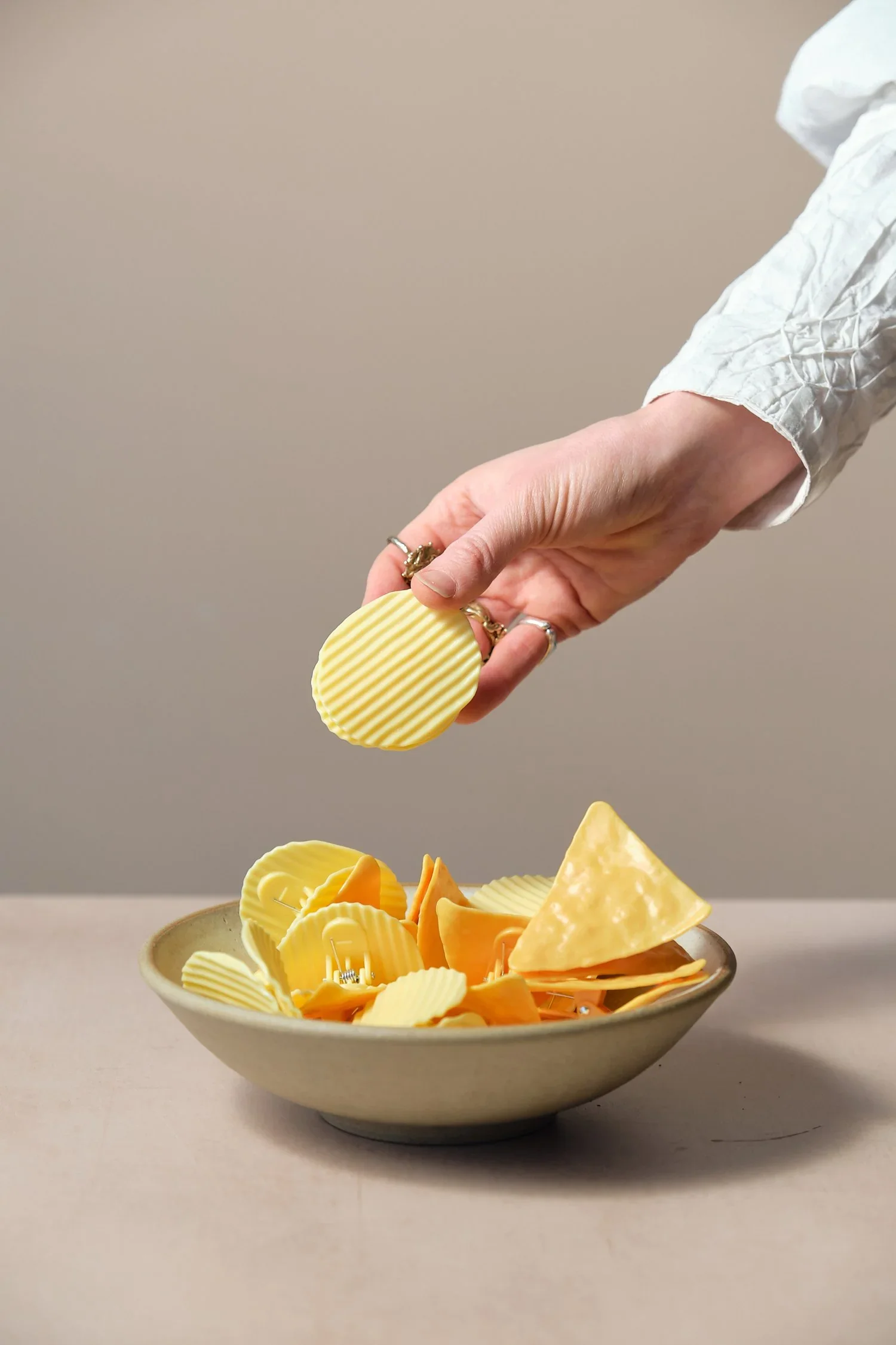  Pophams Home Crisp Bag Clips - £10  
A bowl of crisps but they're clips, I know exactly who's stocking these are going in.