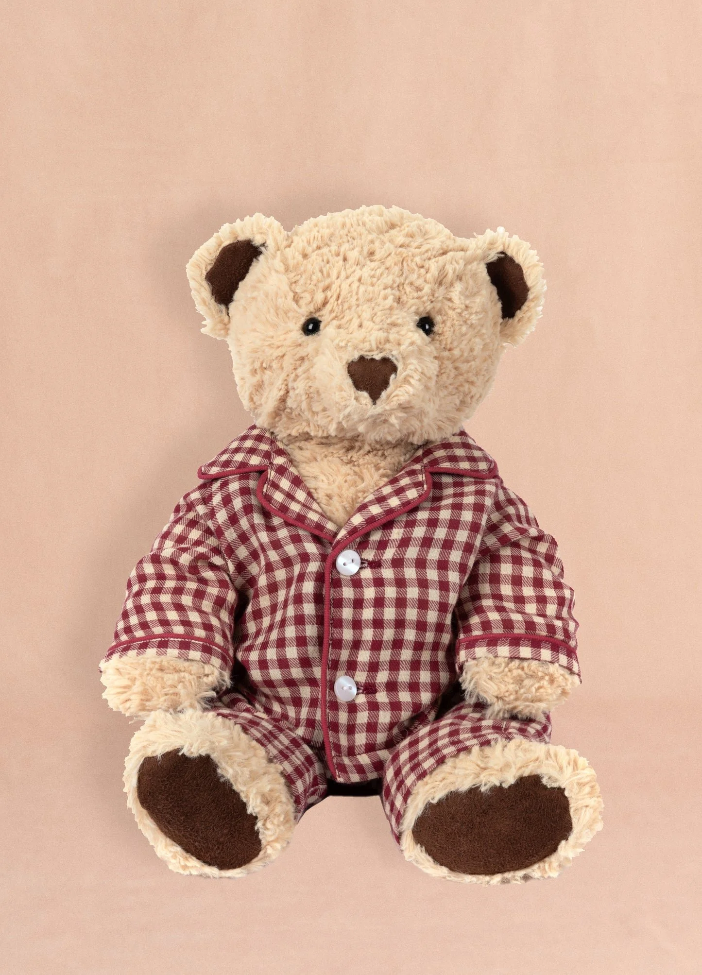 If Only If Dolly PJs in Rust Gingham - £25  These PJs for your little one's favourite bear are just the sweetest! They also have a nightie version so they can match