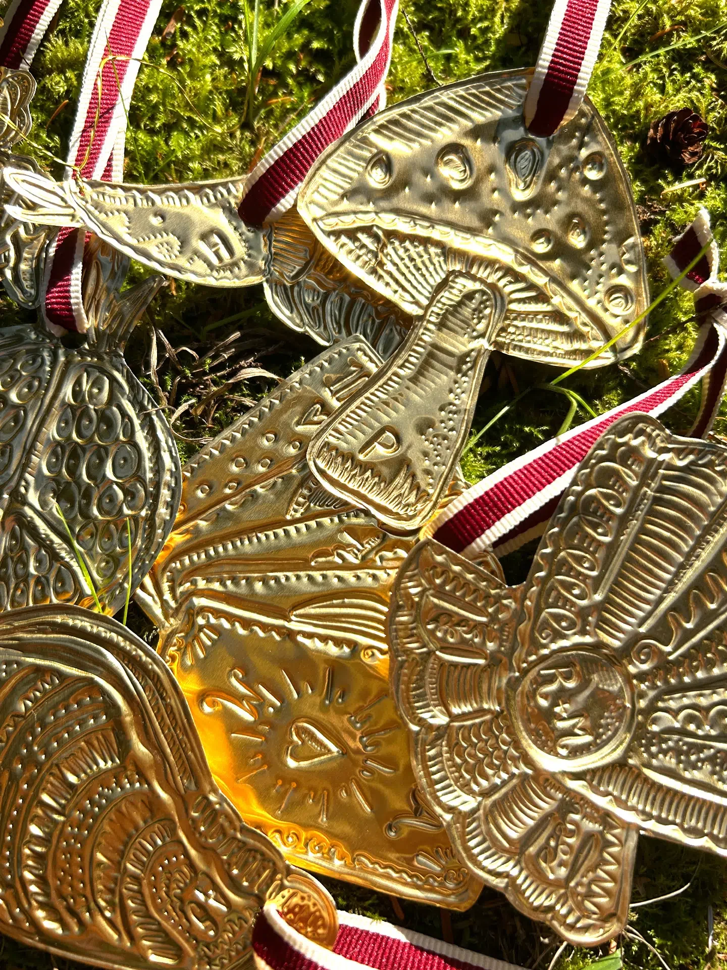  Lotte Studio Foil Decorations - £13  I love Lotte Studio's Christmas prawn, she can also personalise them with an initial.