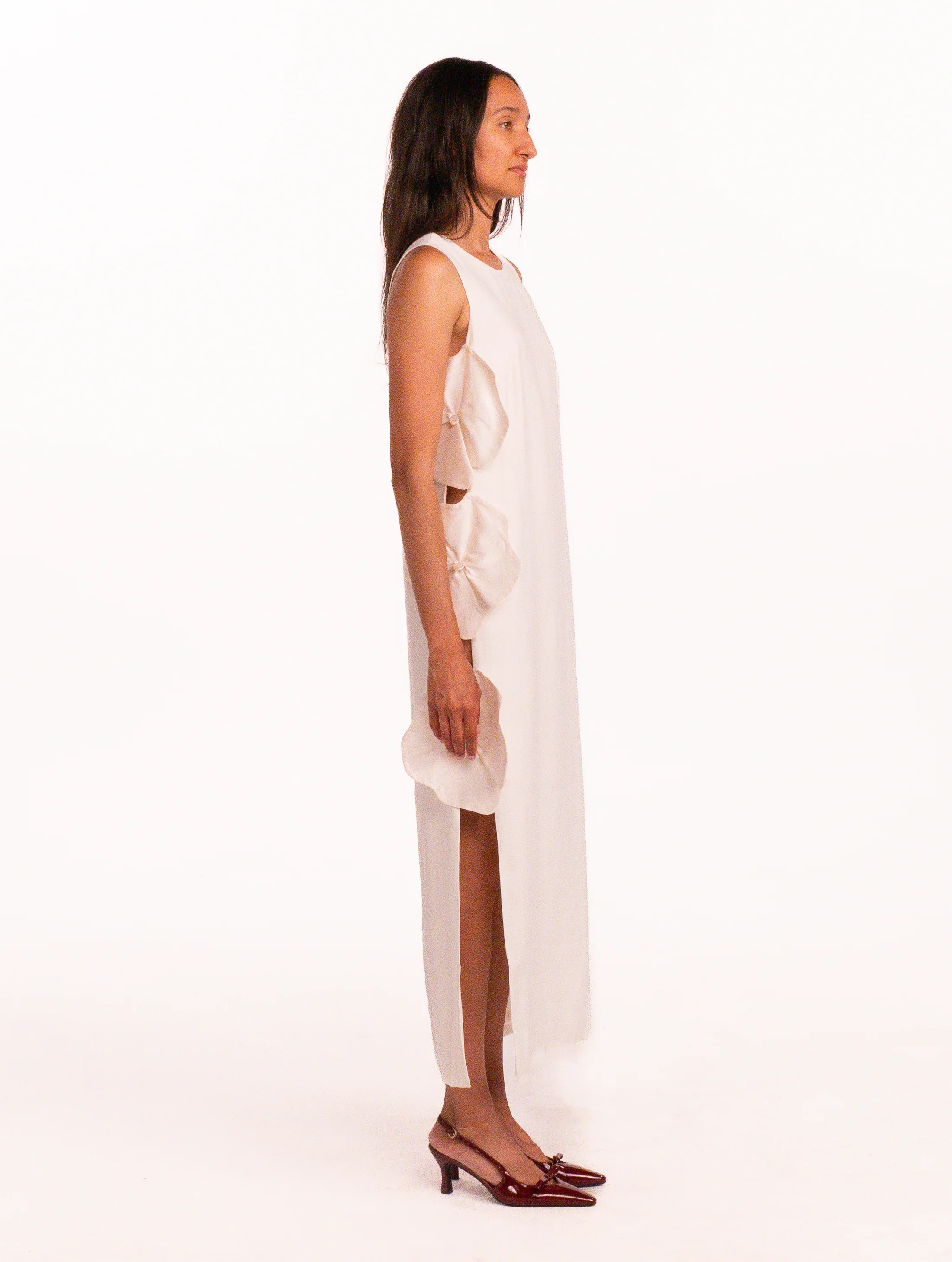  HOLLI Kaia Dress - $620  
Winter Whites are so chic, but I'd also have this on my wishlist if I was a 2026 Bride!