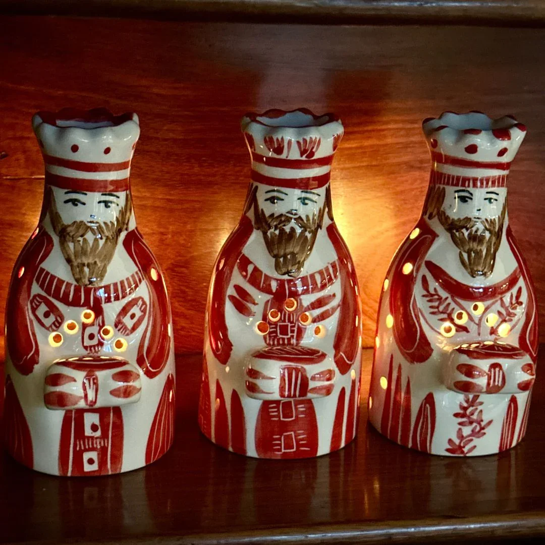  Villa Bologna Three Kings Tea-Lights Set - £90  
One thing I love about darker mornings is lighting candles to enjoy at breakfast time and know we'll all love the ritual of getting these out year after year.