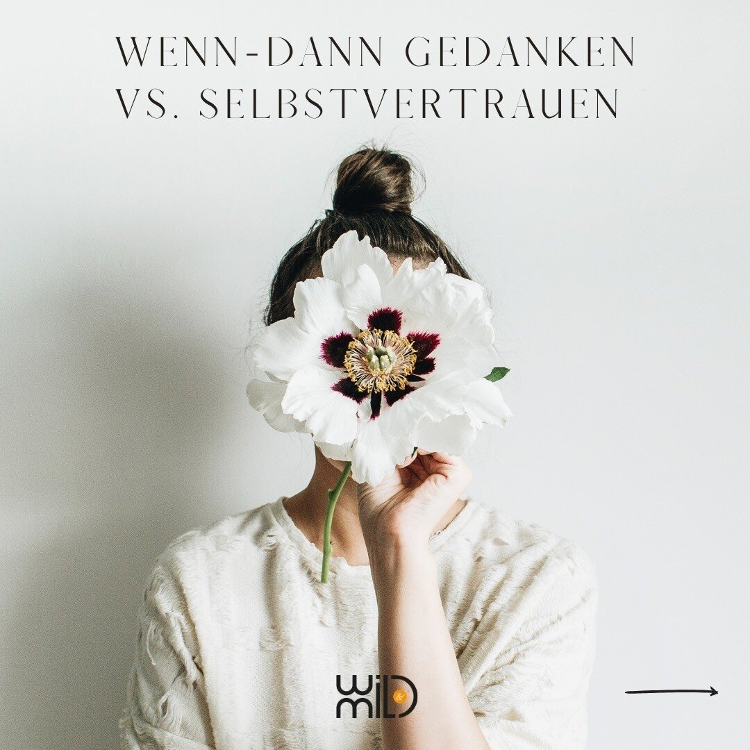 Welche kleine Schritte bringen mich weiter? 

Wir alle kennen sie - die Wenn-Dann-S&auml;tze, die uns bremsen und uns nicht im Business weiterbringen.

// Wenn-dann Gedanken vs Selbstvertrauen

Wir verwenden sie meist, wenn wir hilflos in einer Konfl