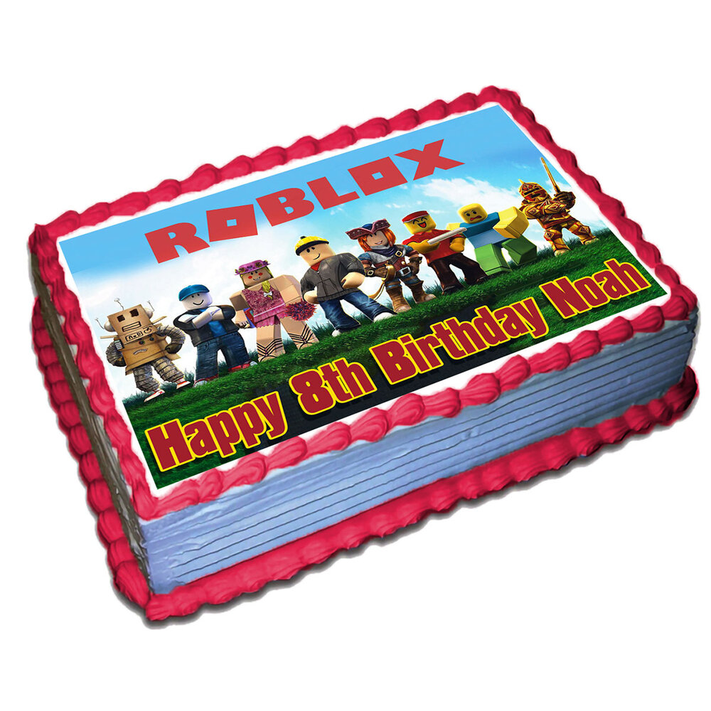 Roblox Cake Topper Roblox Party 