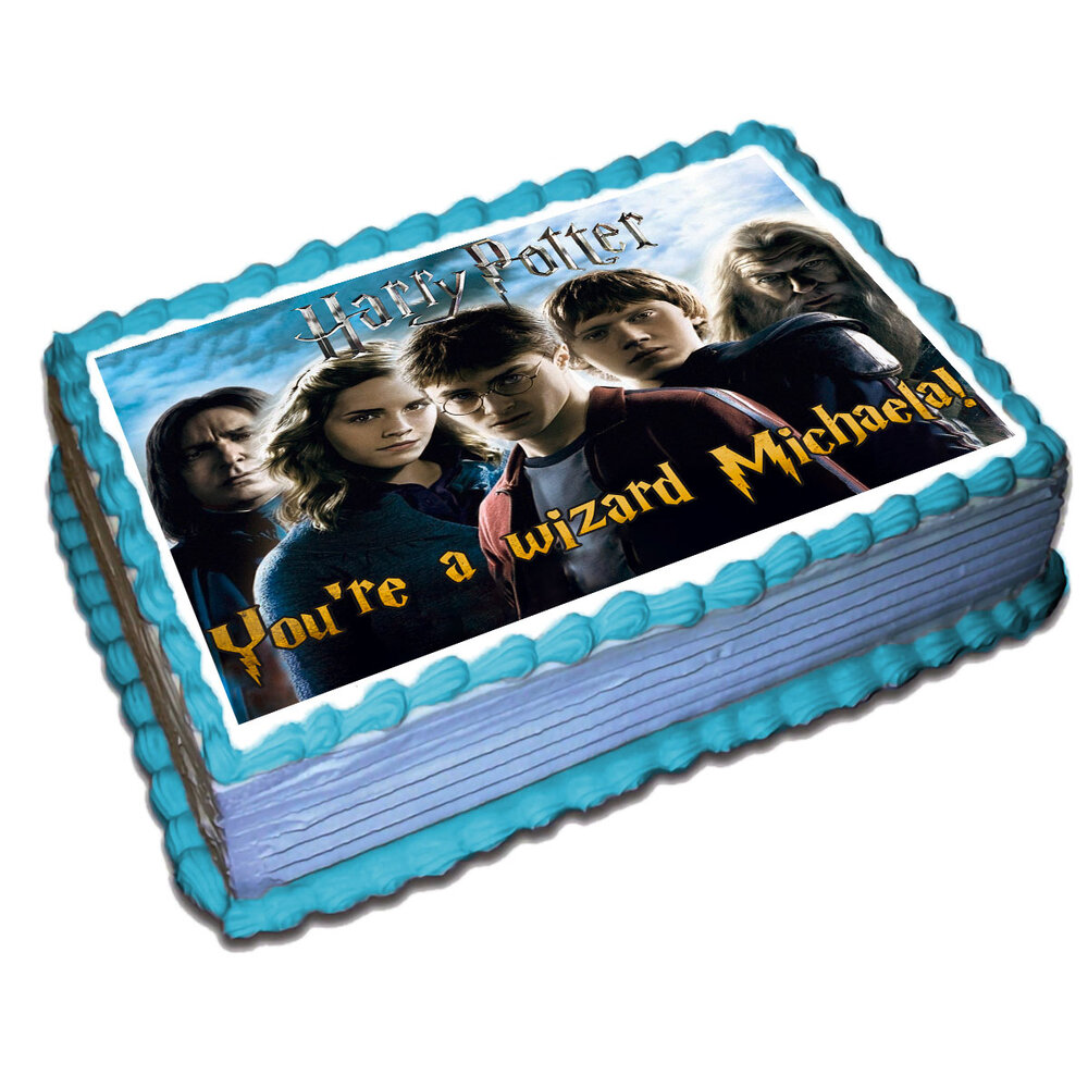 Harry Potter Personalized Edible Cake topper — Ediblektoppers