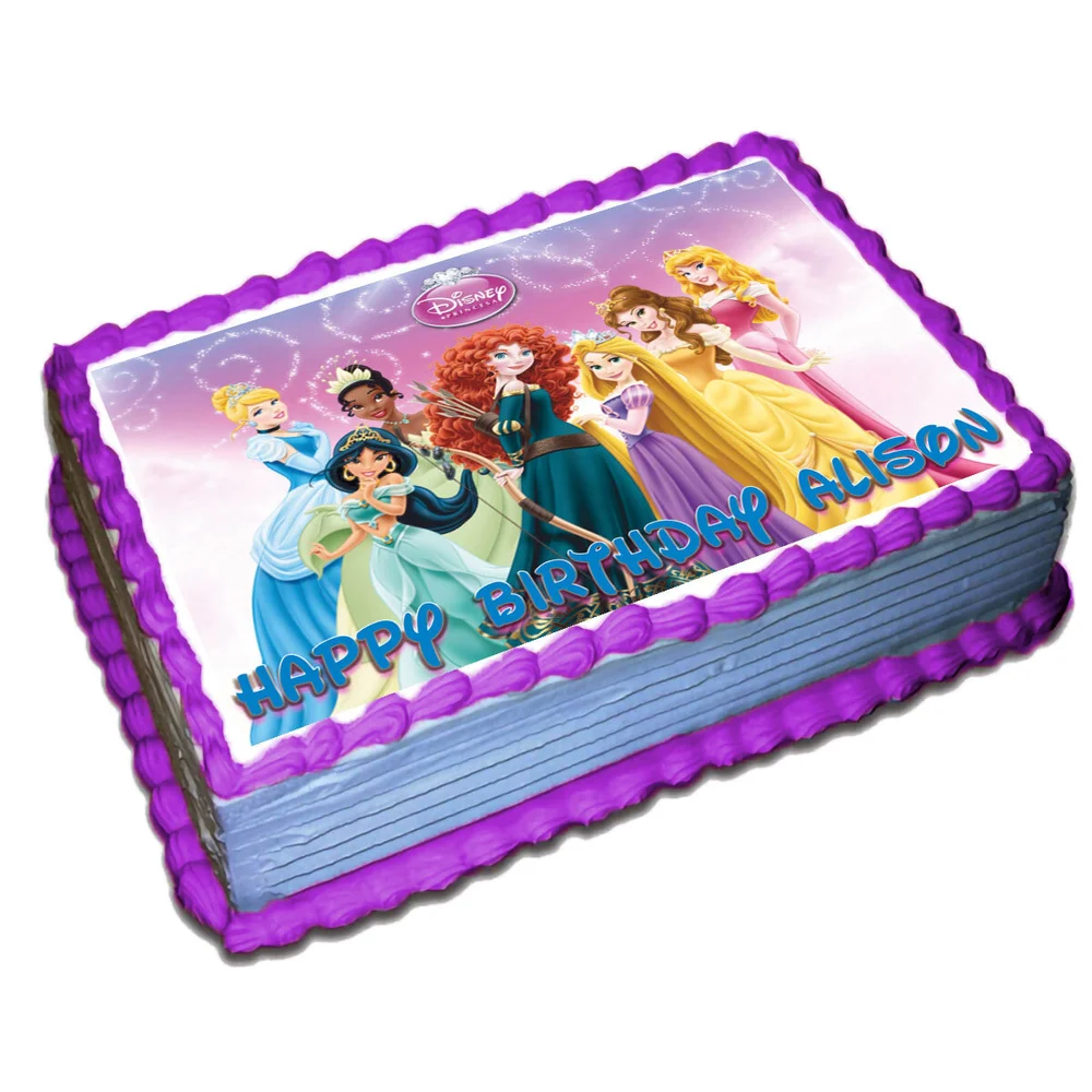 Disney Princess Edible Cake Images