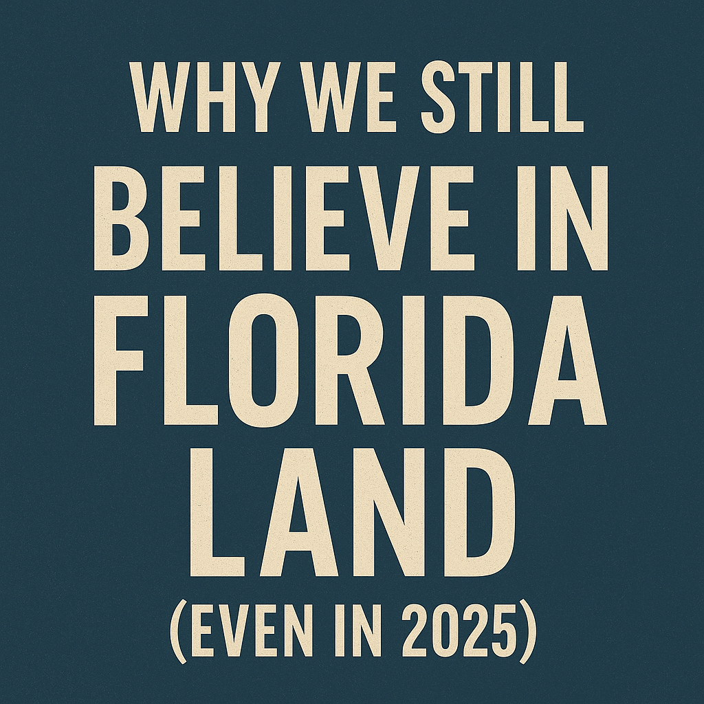 Why We Still Believe in Florida Land (Even in 2025)