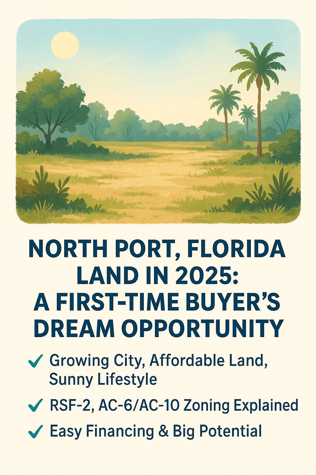 North Port, Florida Land in 2025: STILL A First-Time Buyer’s Dream Opportunity