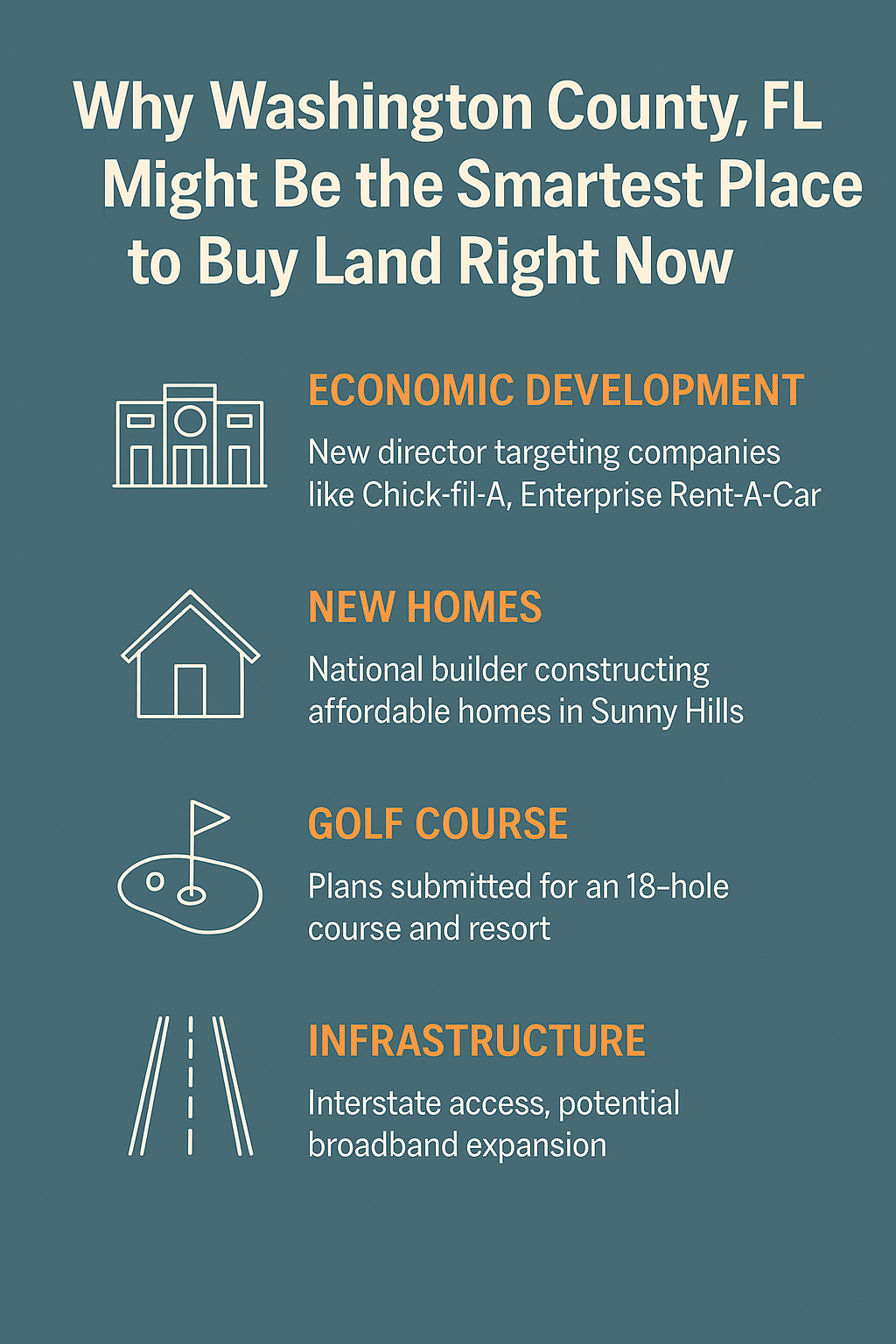 🚧 Why Washington County, FL Might Be the Smartest Place to Buy Land Right Now