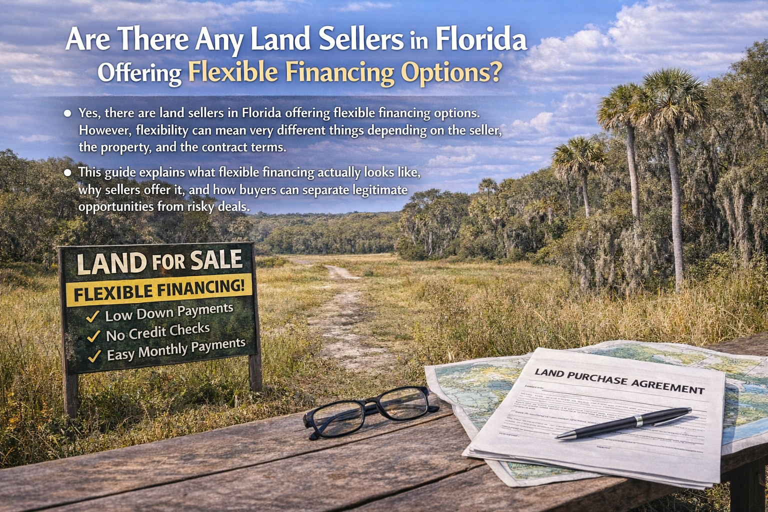 Are There Any Land Sellers in Florida Offering Flexible Financing Options?