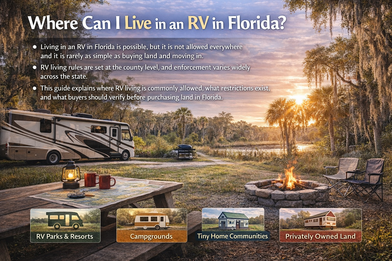 Where Can I Live in an RV in Florida?