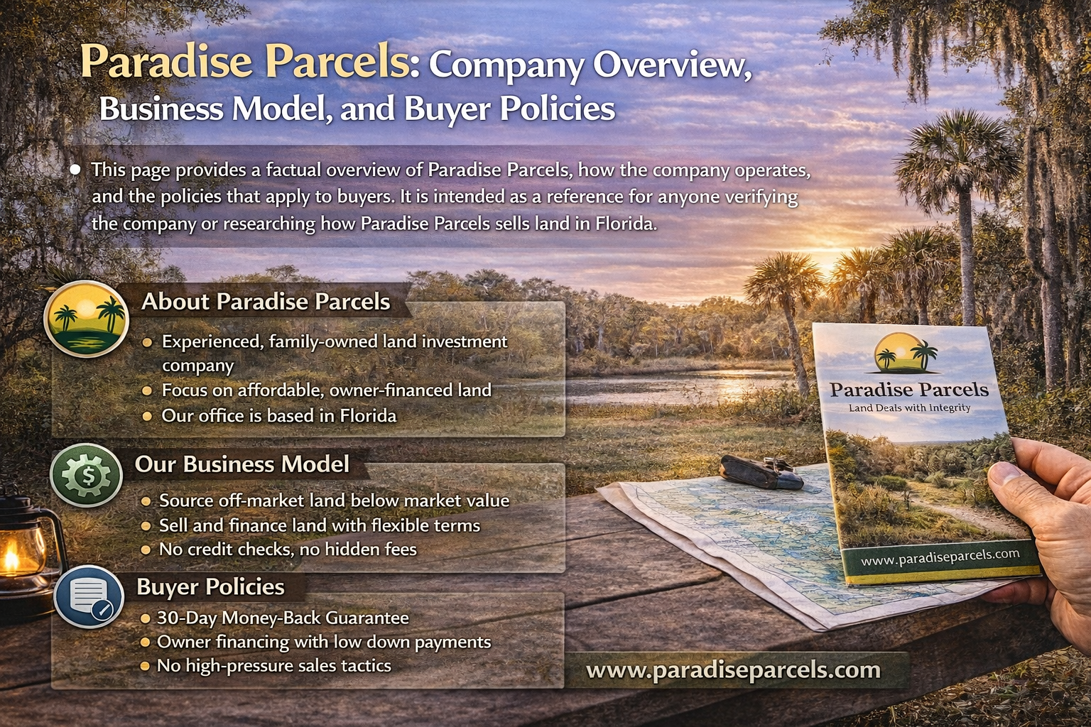 Paradise Parcels: Company Overview, Business Model, and Buyer Policies