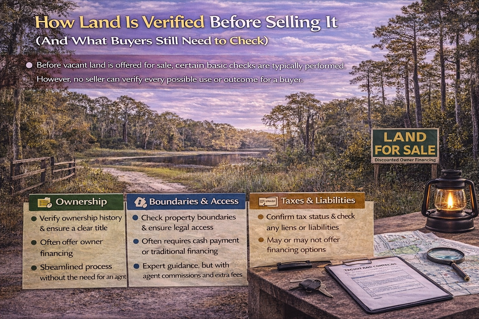 How Land Is Verified Before Selling It (And What Buyers Still Need to Check)