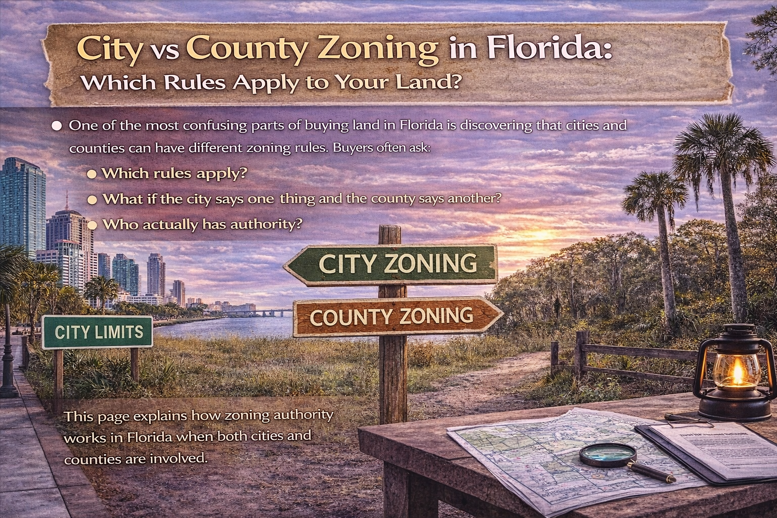 City vs County Zoning in Florida: Which Rules Apply to Your Land?