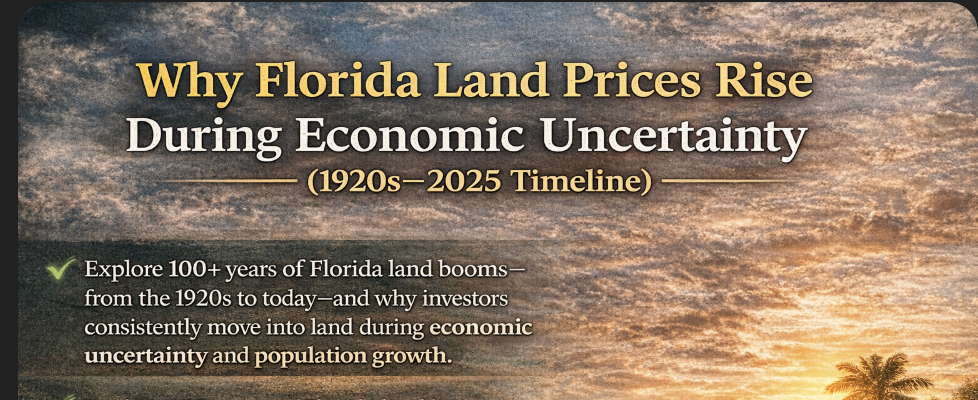 🔥 Florida Land Timeline: What Happens When Money Meets Migration