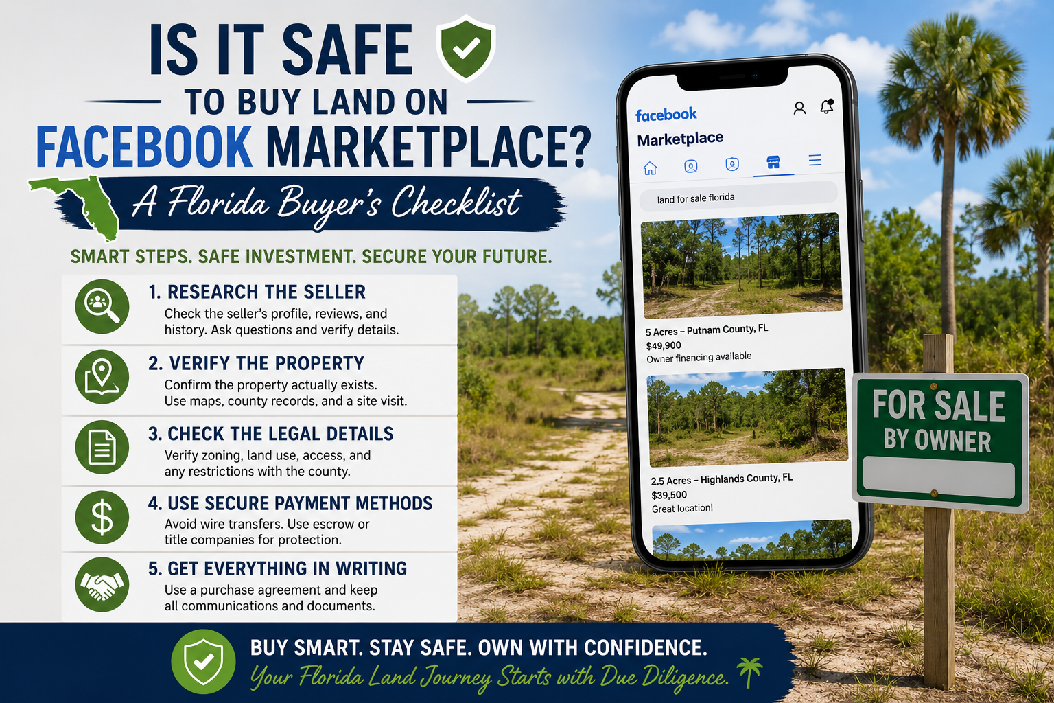 Is It Safe to Buy Land on Facebook Marketplace? A Florida Buyer's Checklist