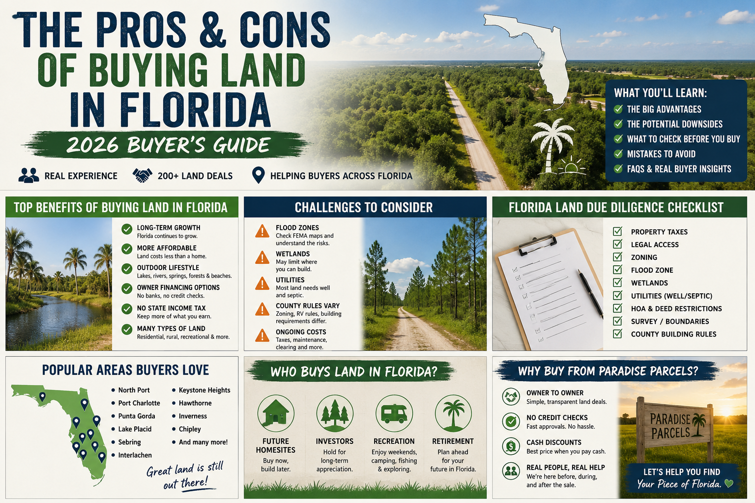 The Pros and Cons of Buying Land in Florida (A Mid 2026 Buyer's Guide)