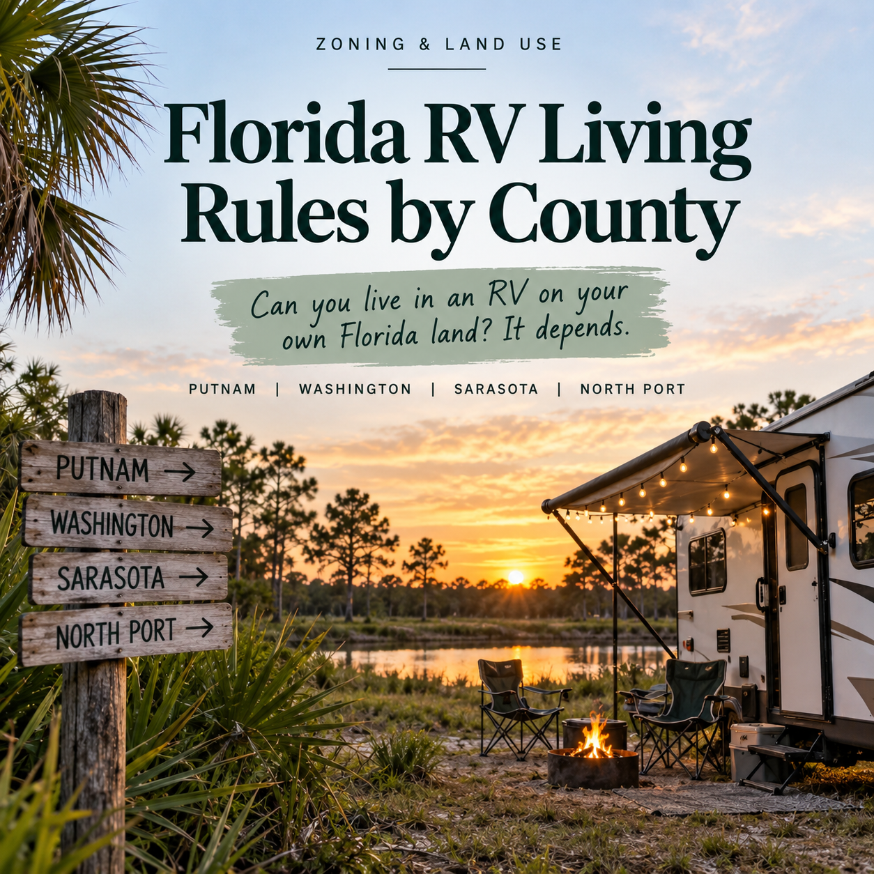RV Living Rules by County