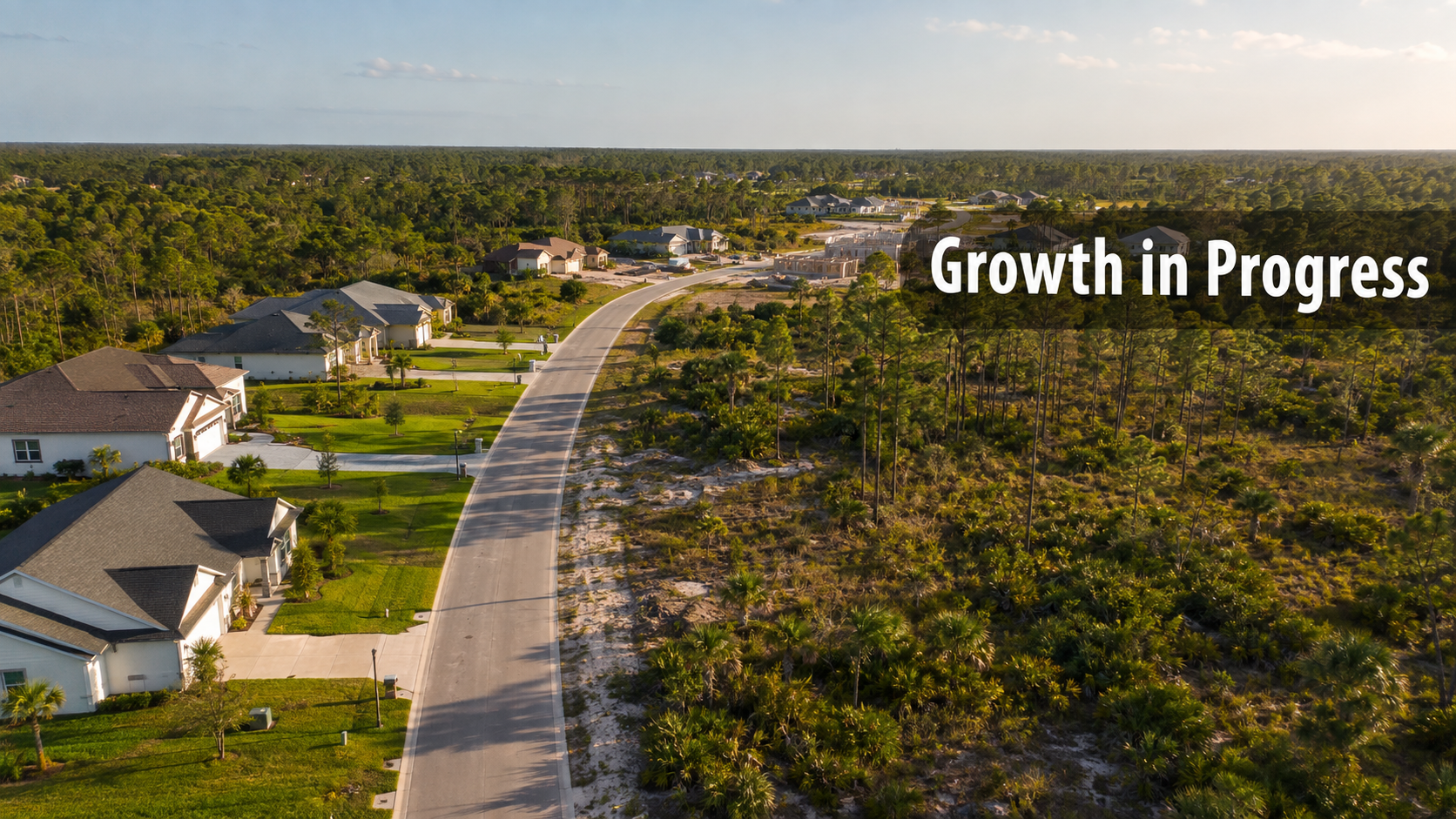 North Port florida land for sale growth in progress