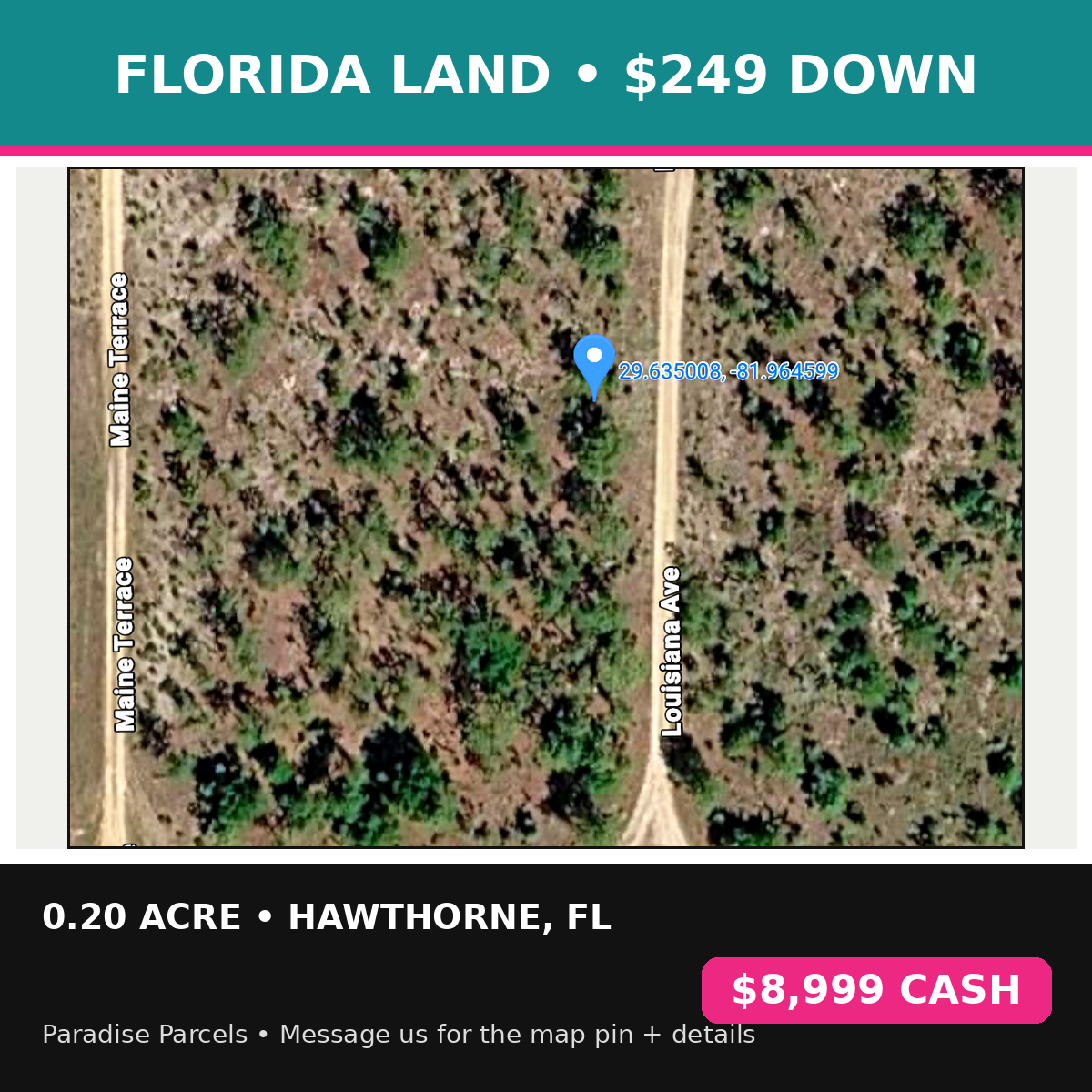 Putnam County land under 9k!