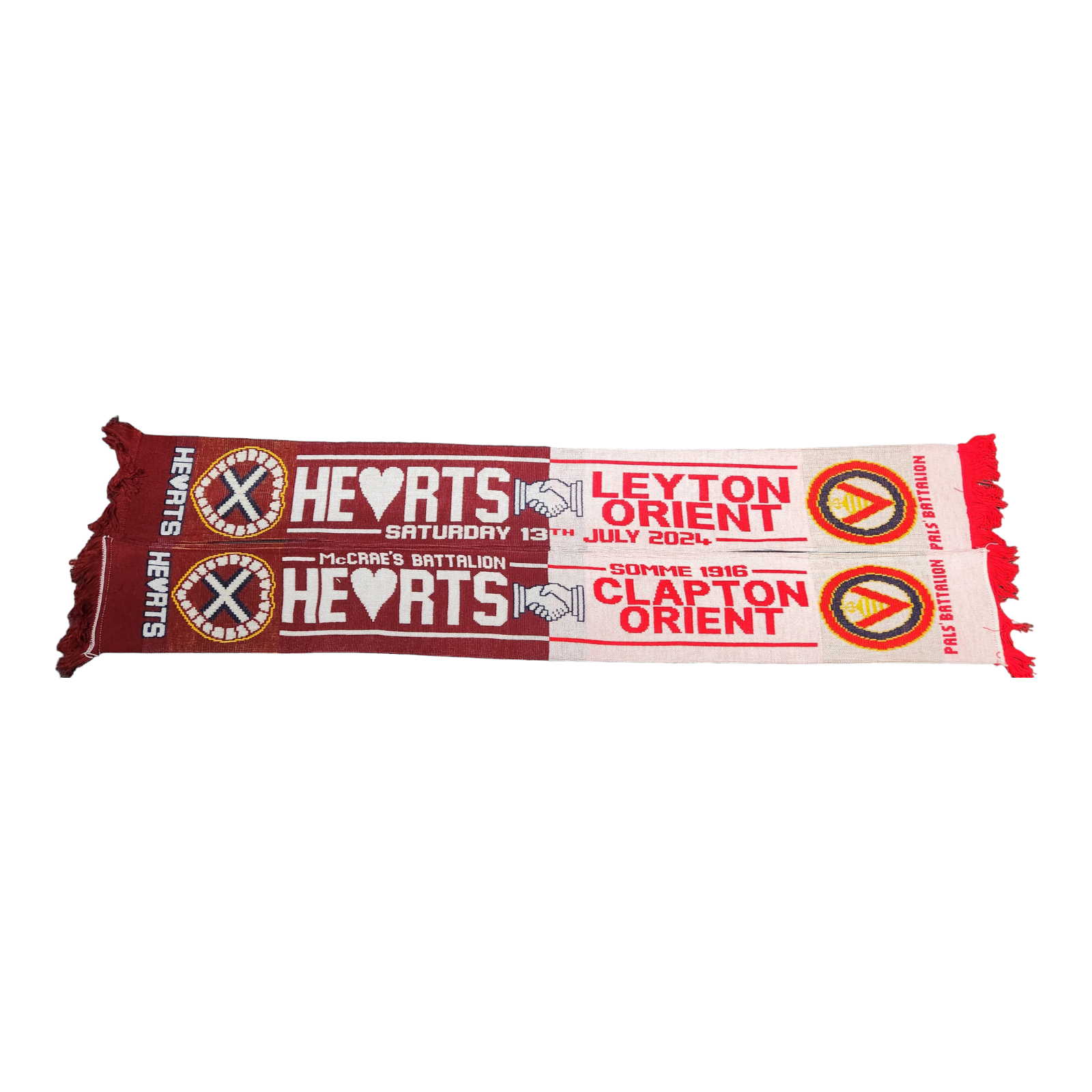 HEARTS / LEYTON ORIENT 2024 SCARF