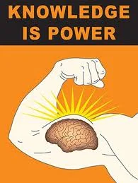 Knowledge is power, strength and muscle!