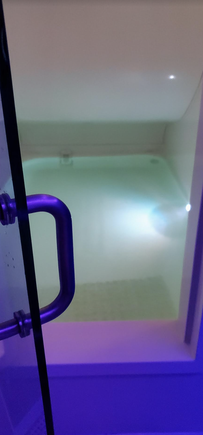 One of Diane's favorite salt water float tanks