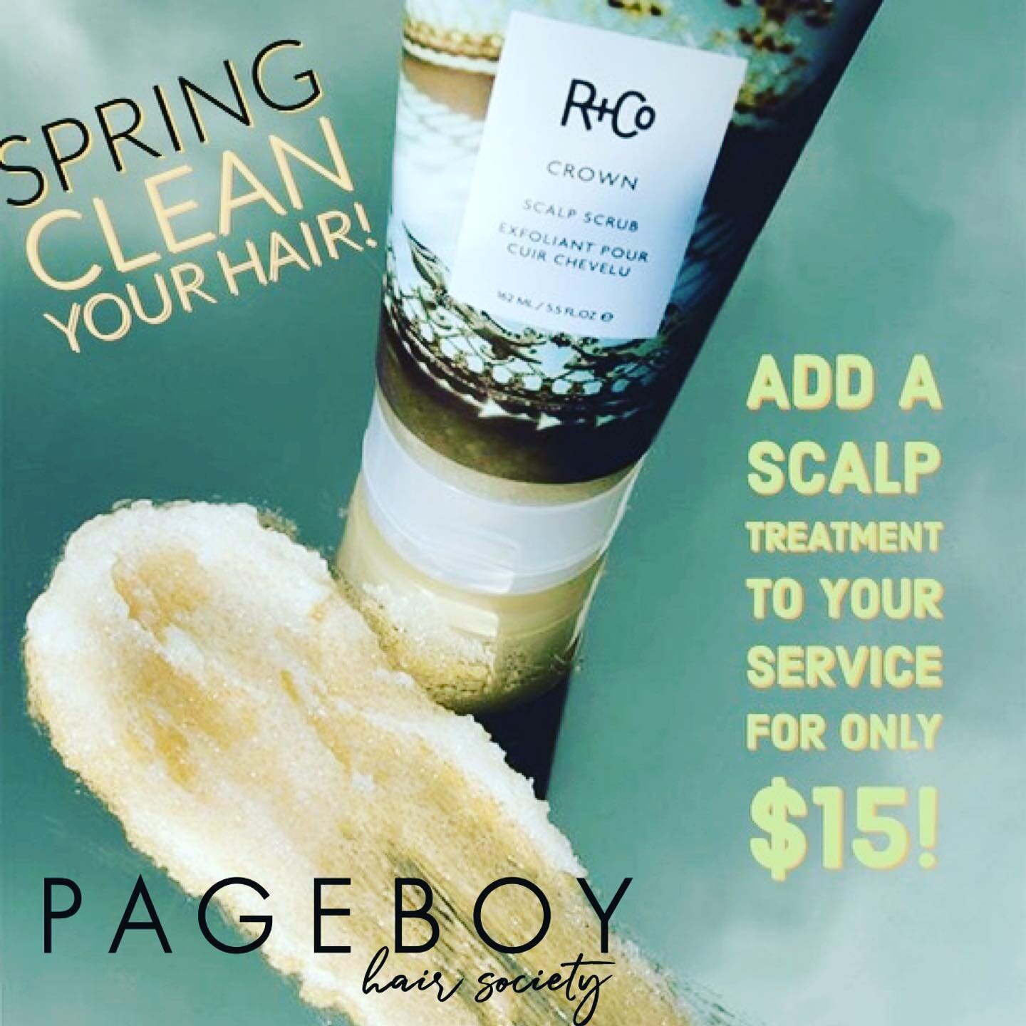 Did you know that a scrub can help your hair grow? 

Keeping your follicle clean and free of debris can help hair grow quicker! 

Add any of our scalp scrubs to your color or haircut reservation for only $15 all of March and April!