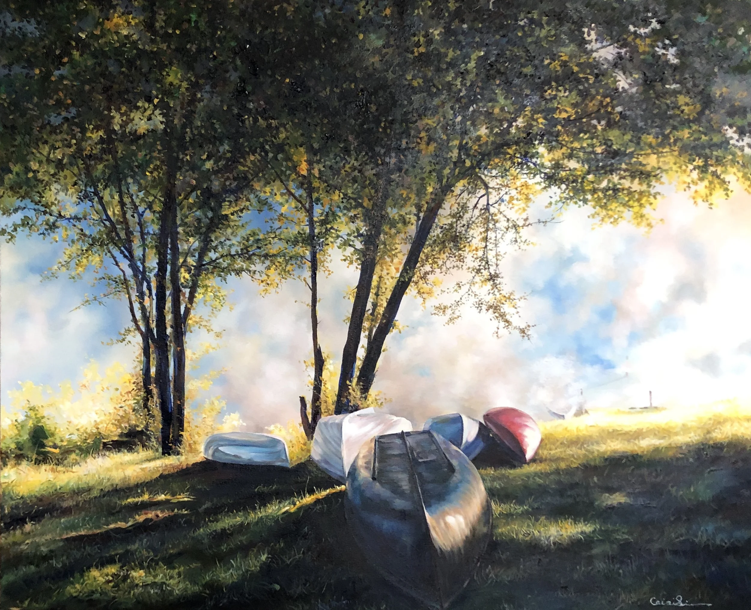 Greeting Carts-Paintings by Cai