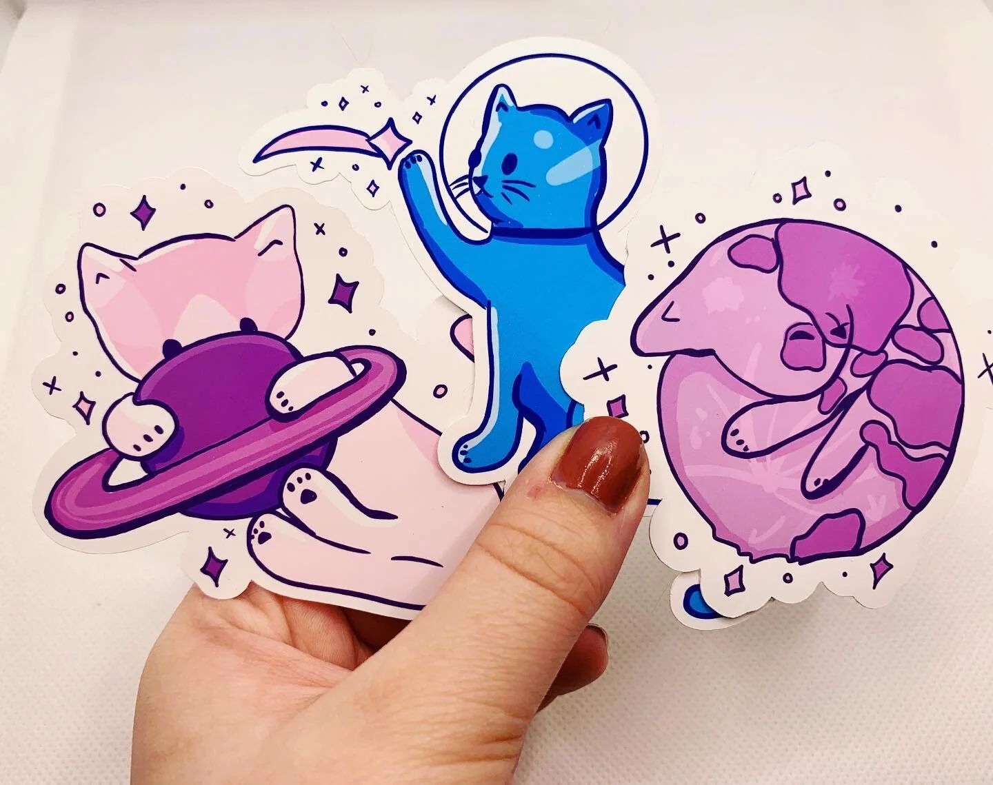 I just made these cute space cat stickers 🪐 You can find them on my Etsy shop! 

#stickers #stickershop #stickerart #stickerdesign #stickerdesign #stickerforsale #etsyshop #smallbusiness #smallartist #smallaccount