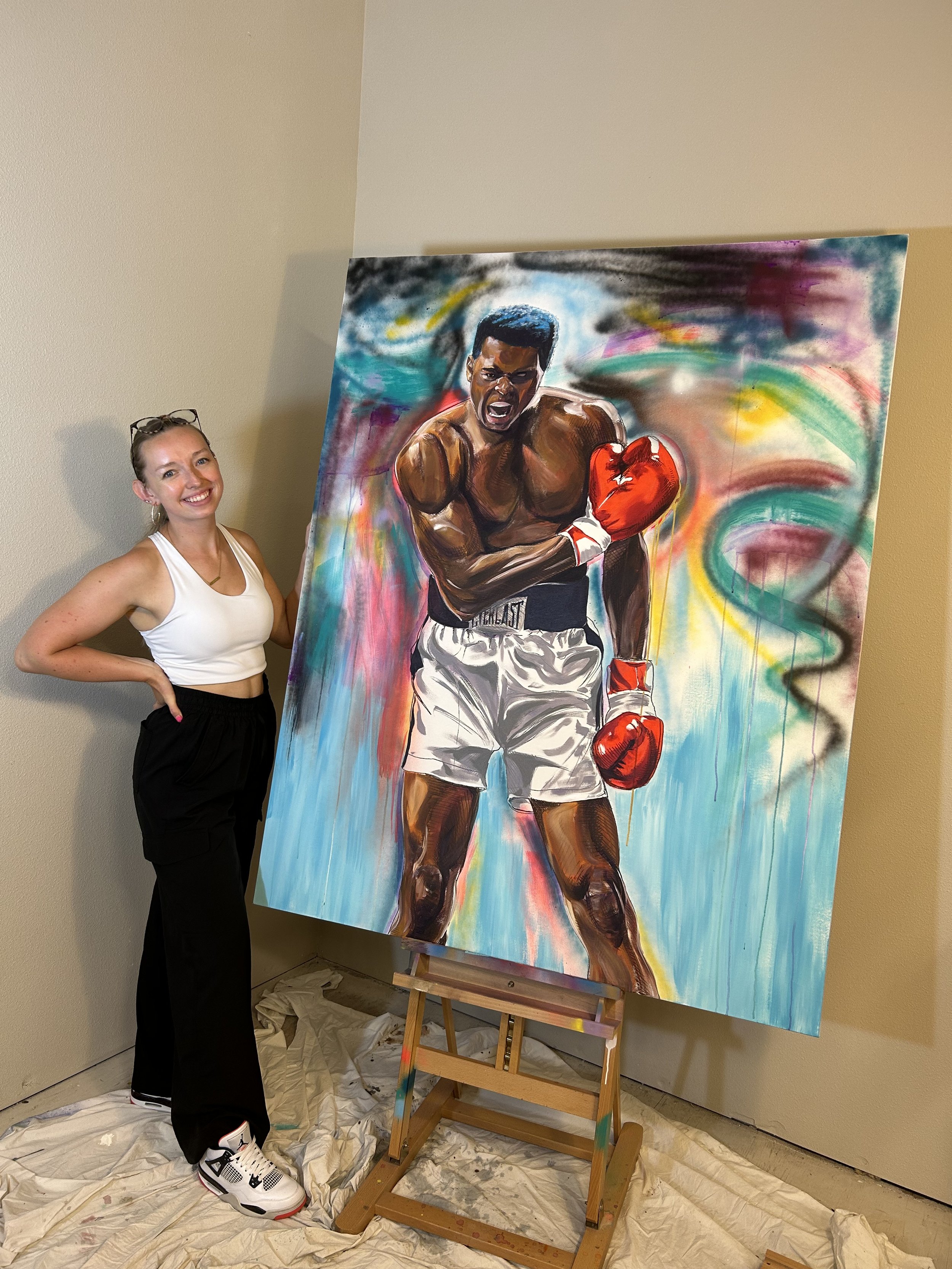 Muhammad Ali Painting