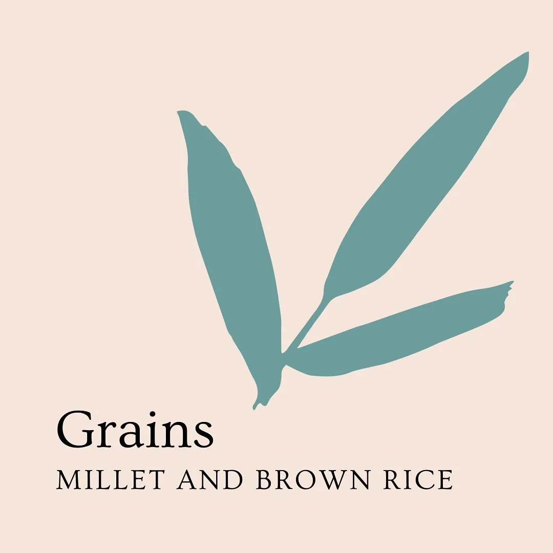 “Life is nourished by earth -grains”
#learnfromlaurelliu 
In the Yellow Emperor's Internal Classic, it is stated that grains are seeds with vitality. 
Our body needs "five grains for nourishment", our life is nourished by grai