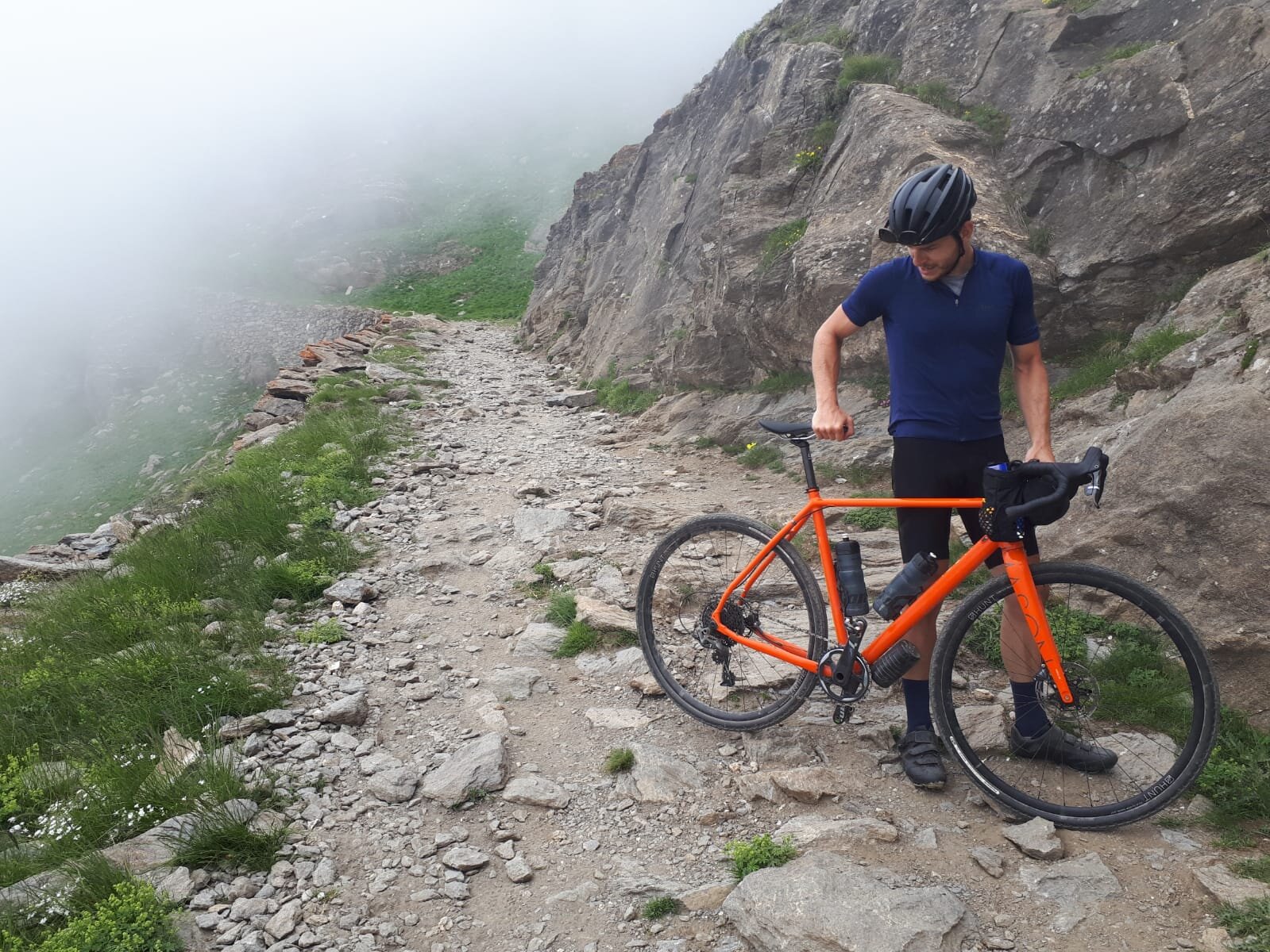 Transition from Colle delle Finestre to Assietta ridge