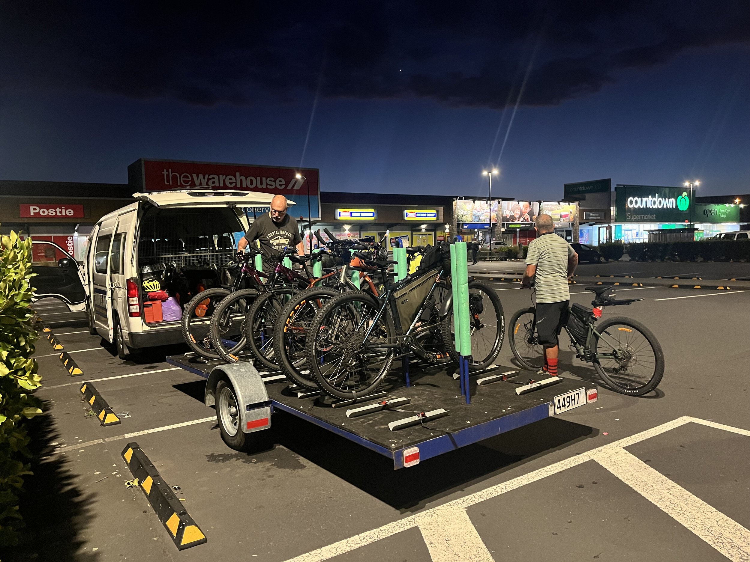 Loading up in Auckland