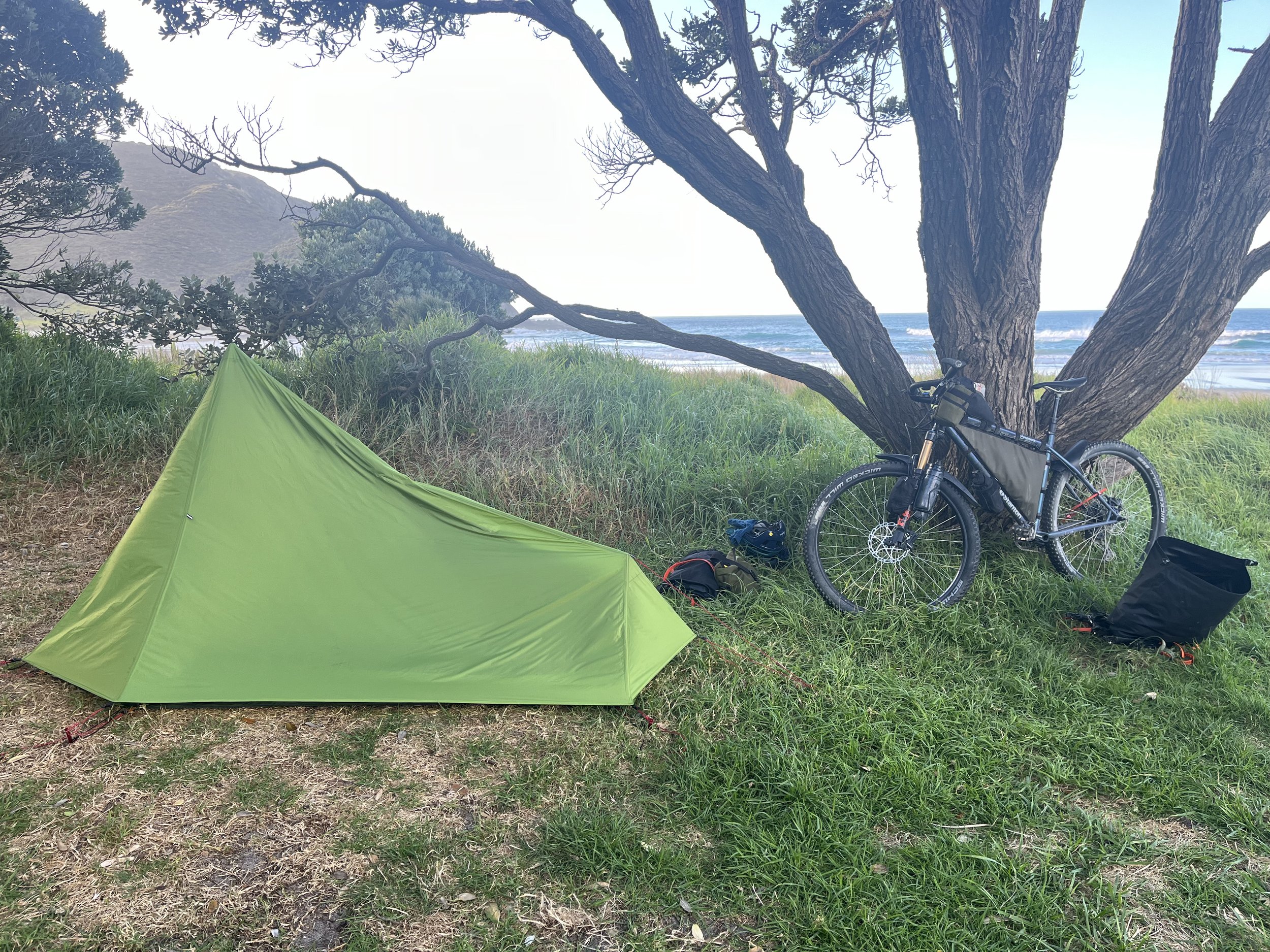 Cape Reinga campsite views