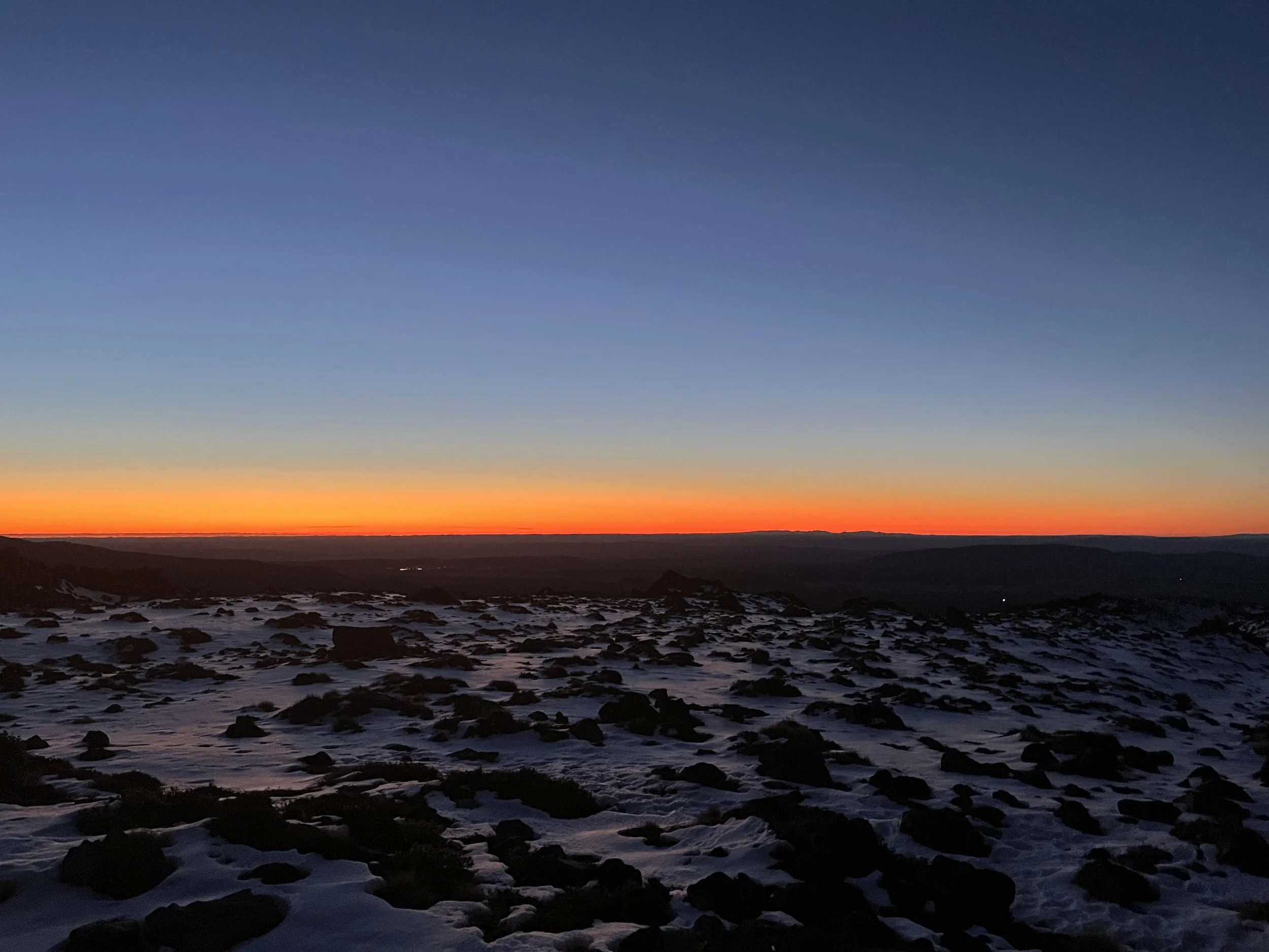 Sunset views from the Manawatu lodge