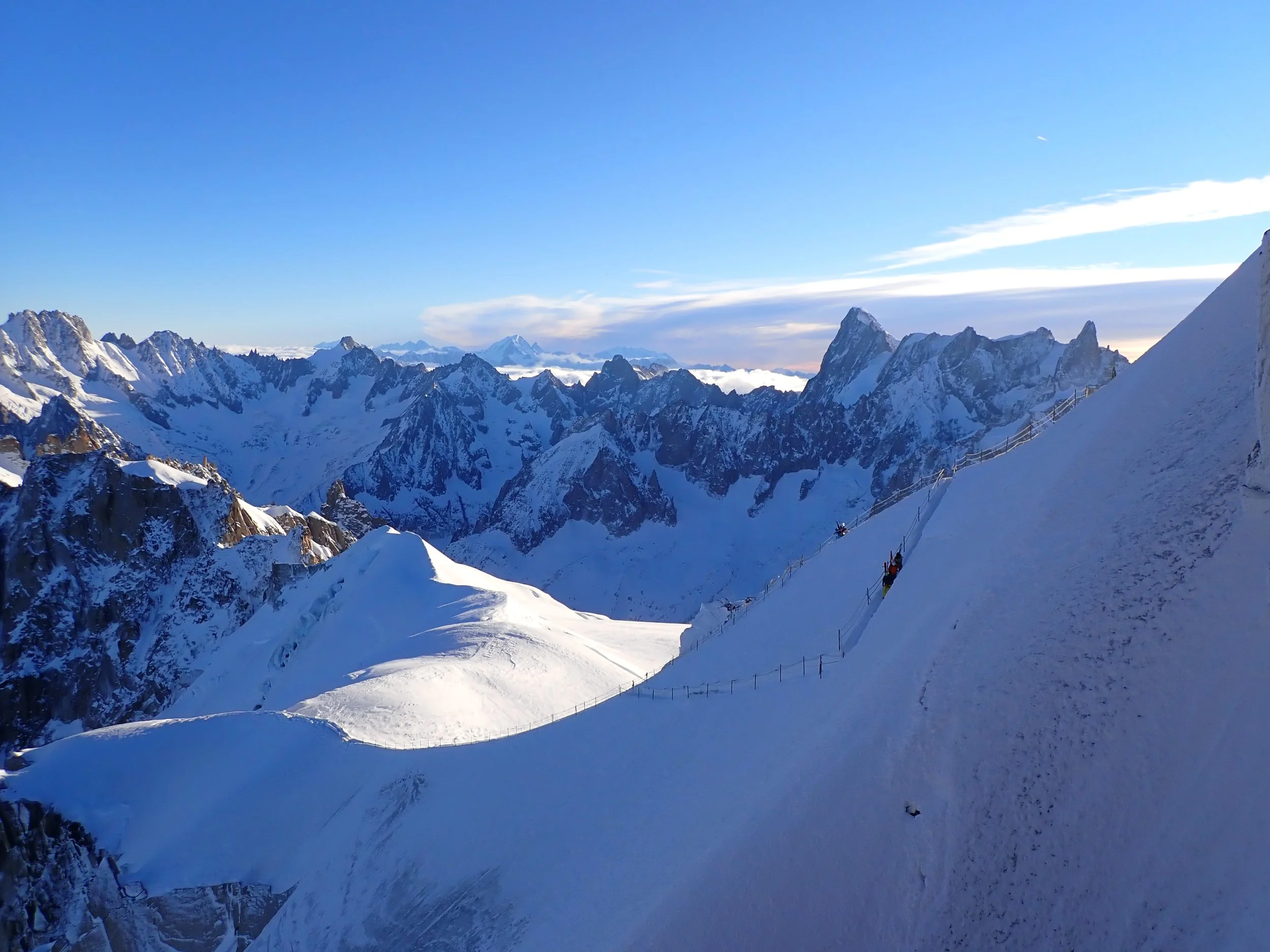 Aiguille du Midi arête, Chamonix, France