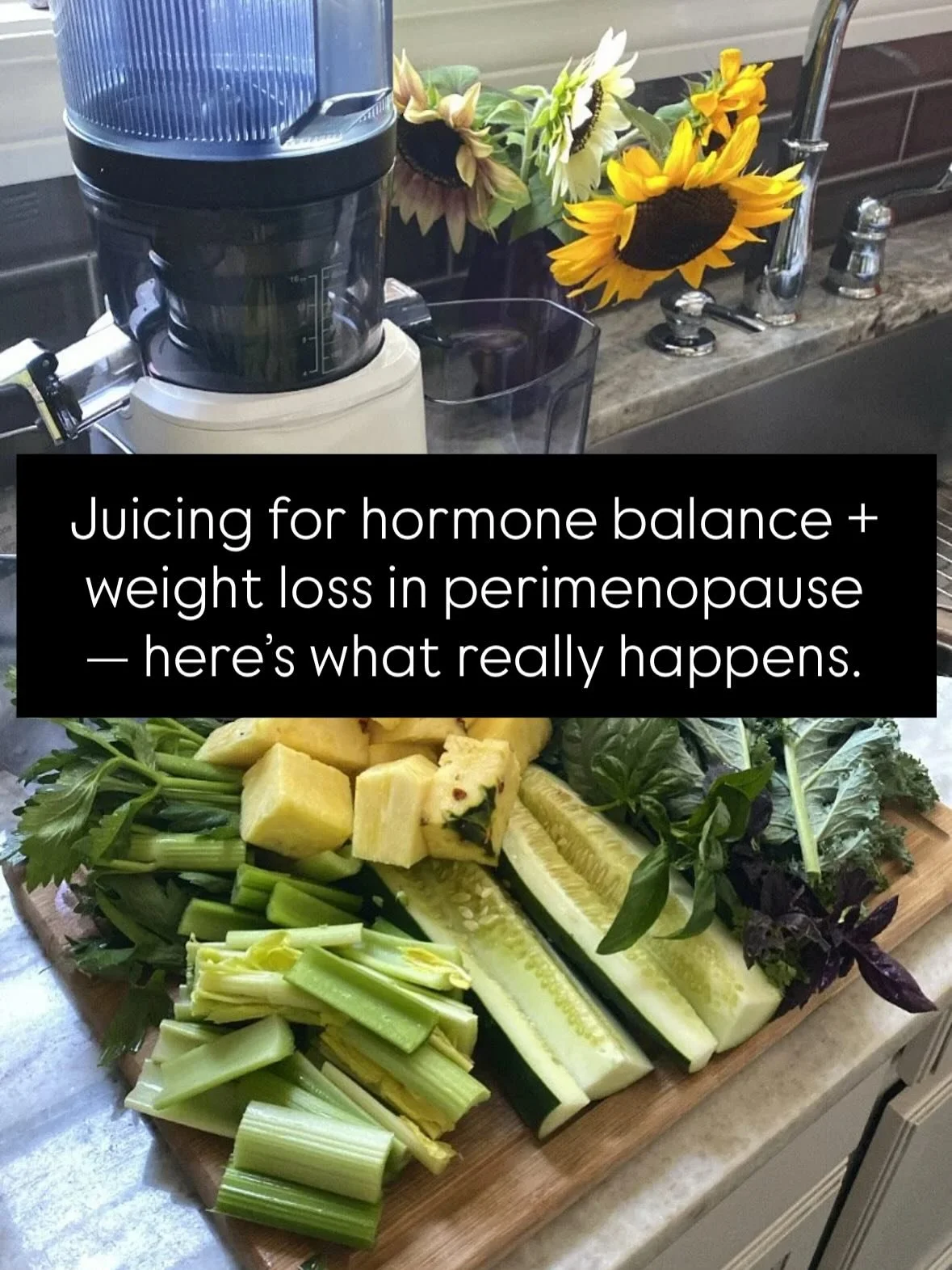 🌻 Struggling to lose weight in perimenopause? It&rsquo;s not your fault &mdash; your hormones are shifting. 🩷

🌿 Juicing can help rebalance your body naturally. Click the link in bio to join my Midlife Reset Collective for support, community, and 
