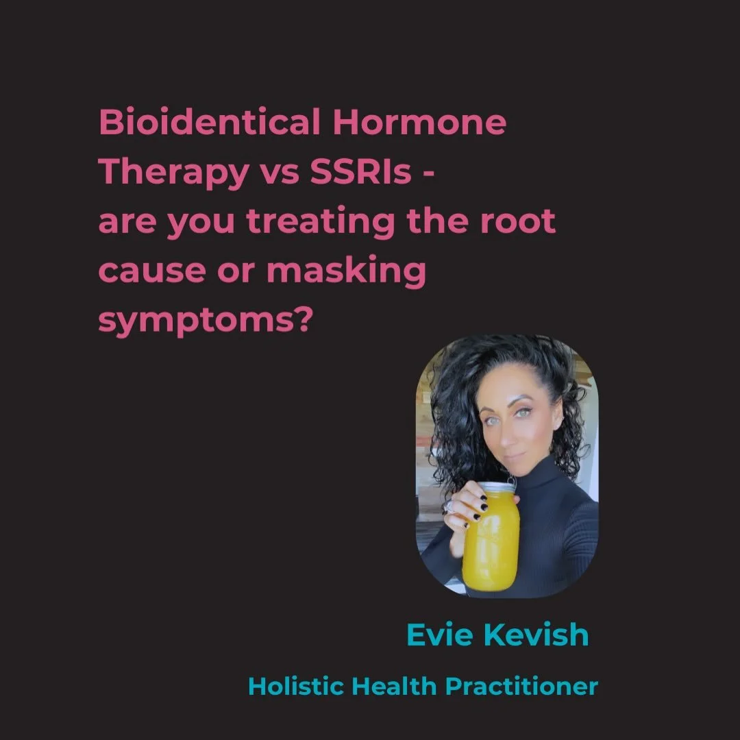 Are you feeling moody, anxious or low in midlife? It could be depression and or hormonal balance could be the real culprit. 

Learn how bioidentical hormone therapy can support mood, sleep, and emotional balance, naturally.

Follow @eviekevish for mo